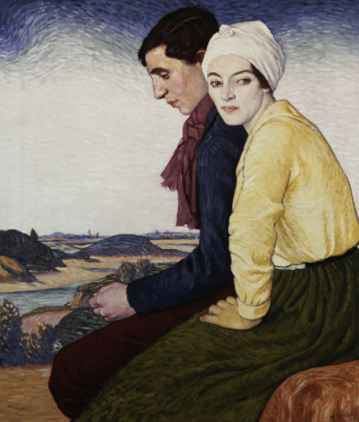 The Meetng Place by William Strang